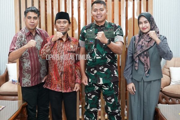 Pimpinan DPRD Kutim Terima Kunjungan Perdana Dandim 0909/KTM Letkol Arh Ragil Setyo Yulianto